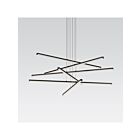 Suspendu LED Stix Sonneman 2766.25 84W 6 lumières satin noir