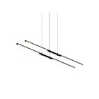 Suspendu LED Tik-Tak Sonneman 2801.25 80W 4 lumières satin noir