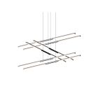 Suspendu LED Tik-Tak Sonneman 2803.01 732W 12 lumières chrome poli