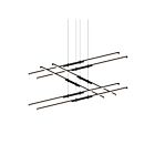 Suspendu LED Tik-Tak Sonneman 2803.25 732W 12 lumières satin noir