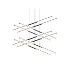 Suspendu LED Tik-Tak Sonneman 2804.01 1312W 16 lumières chrome poli