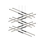 Suspendu LED Tik-Tak Sonneman 2805.25 2040W 20 lumières satin noir