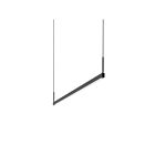 Suspendu LED Thin-Line Sonneman 2818.25-4 88W 2 lumières satin noir