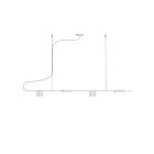 Suspendu LED Counterpoint Sonneman 2884.03 15W 4 lumières satin blanc