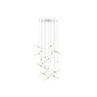 Suspendu LED Ballet Sonneman 2897.16 110W 24 lumières aluminium satiné brillant