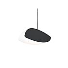 Suspendu LED Papillons Sonneman 2901.25-AK 9W 1 lumière abat-jour noir satiné