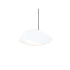Suspendu LED Papillons Sonneman 2901.25-AW 9W 1 lumière abat-jour blanc satiné
