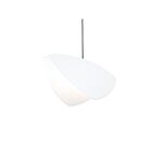 Suspendu LED Papillons Sonneman 2901.25-BW 9W 1 lumière abat-jour blanc satiné