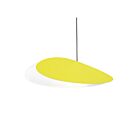 Suspendu LED Papillons Sonneman 2901.25-CY 9W 1 lumière teinte jaune satiné