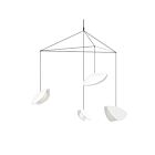 Suspendu LED Papillons Sonneman 2904.25W 22W 4 lumières abat-jour blanc satiné