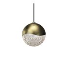 Sonneman 2910.14-MED 6W Finition laiton LED Suspendu