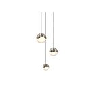 Suspendu LED Grapes Sonneman 2914.13-AST 13W 3 lumières nickel satiné