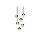Sonneman 2915.14-MED 36W Finition laiton LED Suspendu