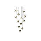 Sonneman 2917.14-MED 72W Finition laiton LED Suspendu