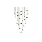 Sonneman 2918.14-SML 72W Finition laiton LED Suspendu