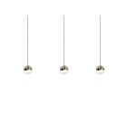 Suspendu LED Grapes Sonneman 2920.13-SML 9W 3 lumières nickel satiné