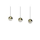 Sonneman 2920.14-LRG 18W Finition laiton LED Suspendu