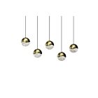 Sonneman 2921.14-MED 30W Finition laiton LED Suspendu