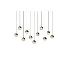 Sonneman 2922.14-MED 66W Finition laiton LED Suspendu