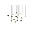 Sonneman 2923.14-SML 96W Finition laiton LED Suspendu