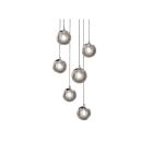 Suspendu LED Champagne Bubbles Sonneman 2963.01 4W 6 lumières chrome poli