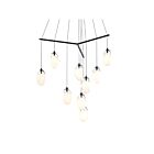 Suspendu LED Liquid Sonneman 2977.25W 4W 9 lumières satin noir