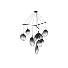 Suspendu LED Cantina Sonneman 2997.25K 4W 9 lumières satin noir