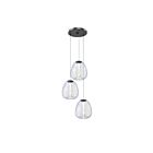 Suspendu LED Mela Sonneman 3074.25 30W 3 lumières satin noir