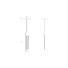 Sonneman 3091.14 5W Finition laiton LED Suspendu