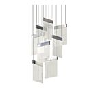 Sonneman 3094.01 8-Lumières 113W Chrome poli LED Lustre