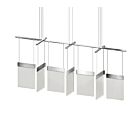 Sonneman 3096.01 7-Lumières 99W Chrome poli LED Lustre