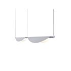 Suspendu LED Tela Sonneman 3122.18 60W 2 lumières gris tourterelle