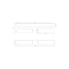 Sonneman 3367.98 16W Texte blanc LED Éclairage Sur Rail