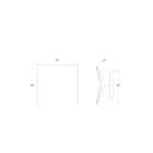 Sonneman 3440.03 5W Blanc satiné LED Applique murale