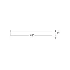 Sonneman 3454.77 30W Anodisé naturel LED Lampe de salle de bain