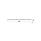 Sonneman 3458.98 68W Blanc texturé LED Lampe de salle de bain