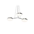 Sonneman 3612.01 6-Lumières 28W Chrome poli LED Lustre
