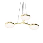 Sonneman 3612.14 6-Lumières 28W Finition laiton LED Lustre