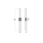 Sonneman 3963.01 52W Chrome poli LED Applique murale