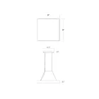 Sonneman 3973.03-35 53W Blanc satiné LED Suspendu