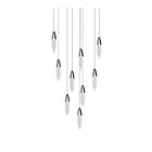 Sonneman 4163.01 27W Chrome poli LED Suspendu