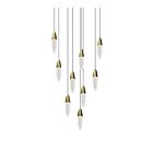 Sonneman 4163.38 27W Chrome poli LED Suspendu