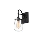 Sonneman 4286.25 60W Noir satiné Salle de bains Applique