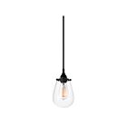 Suspendu Chelsea Sonneman 4291.25 75W 1 lumière satin noir