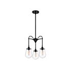 Suspendu Chelsea Sonneman 4294.25 60W 3 lumières satin noir
