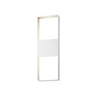 Applique LED à lumière vers le haut/bas Light Frames Sonneman 7204.98-WL 29W blanc texturé