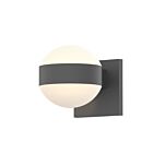 Applique LED à lumière vers le haut/bas REALS Sonneman 7302.DL.DL.74-WL 20W 2 lumières gris texturé