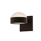 Applique LED à lumière vers le haut/bas REALS Sonneman 7302.DL.PL.72-WL 20W 2 lumières bronze texturé