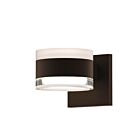 Applique LED à lumière vers le haut/bas REALS Sonneman 7302.FW.FH.72-WL 20W 2 lumières bronze texturé