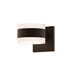 Applique LED à lumière vers le haut/bas REALS Sonneman 7302.FW.FW.72-WL 20W 2 lumières bronze texturé